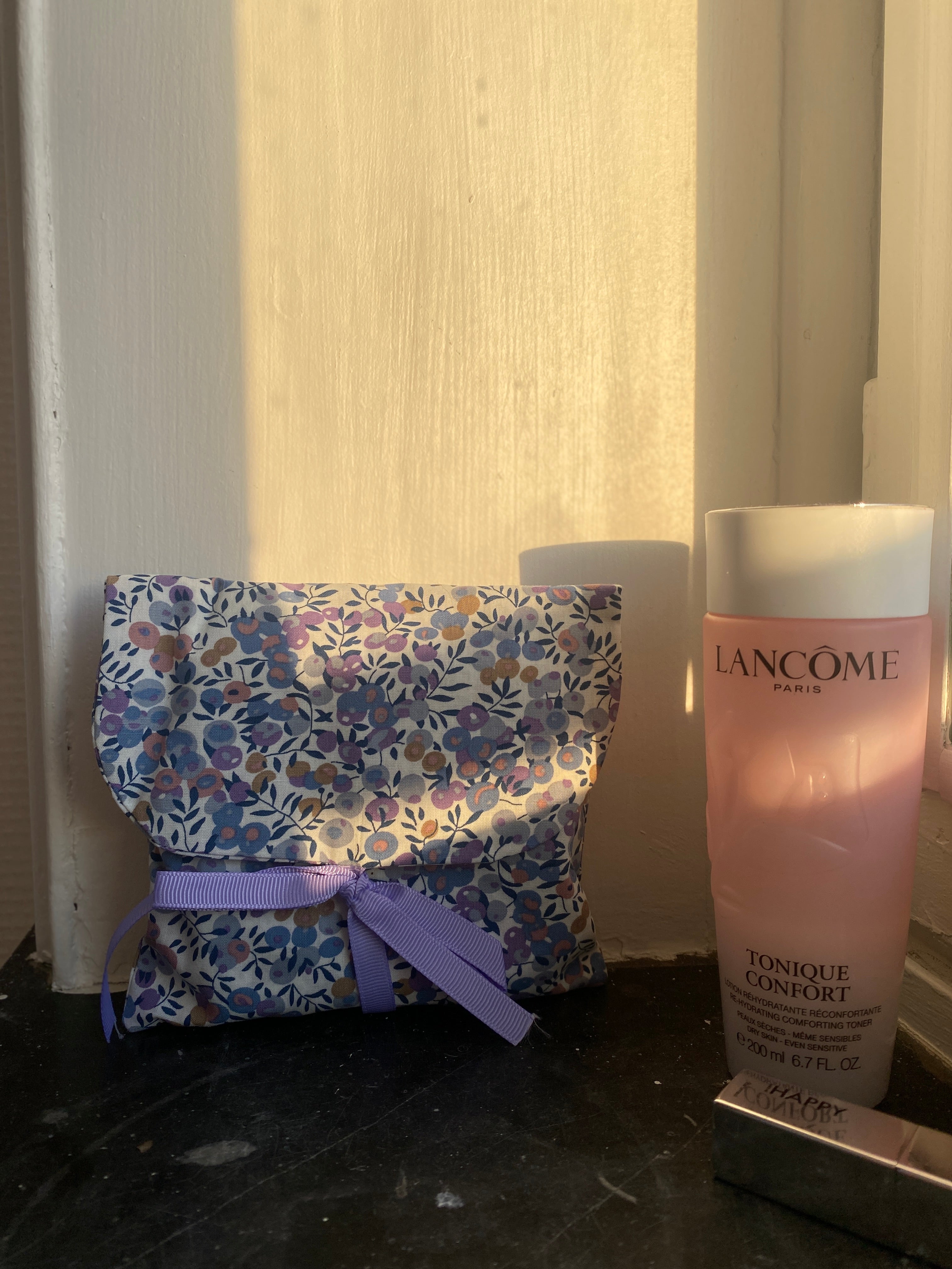 Pochette & cotons démaquillants réutilisables