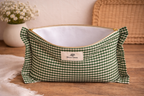 Pochette vichy verte