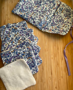 Pochette & cotons démaquillants réutilisables