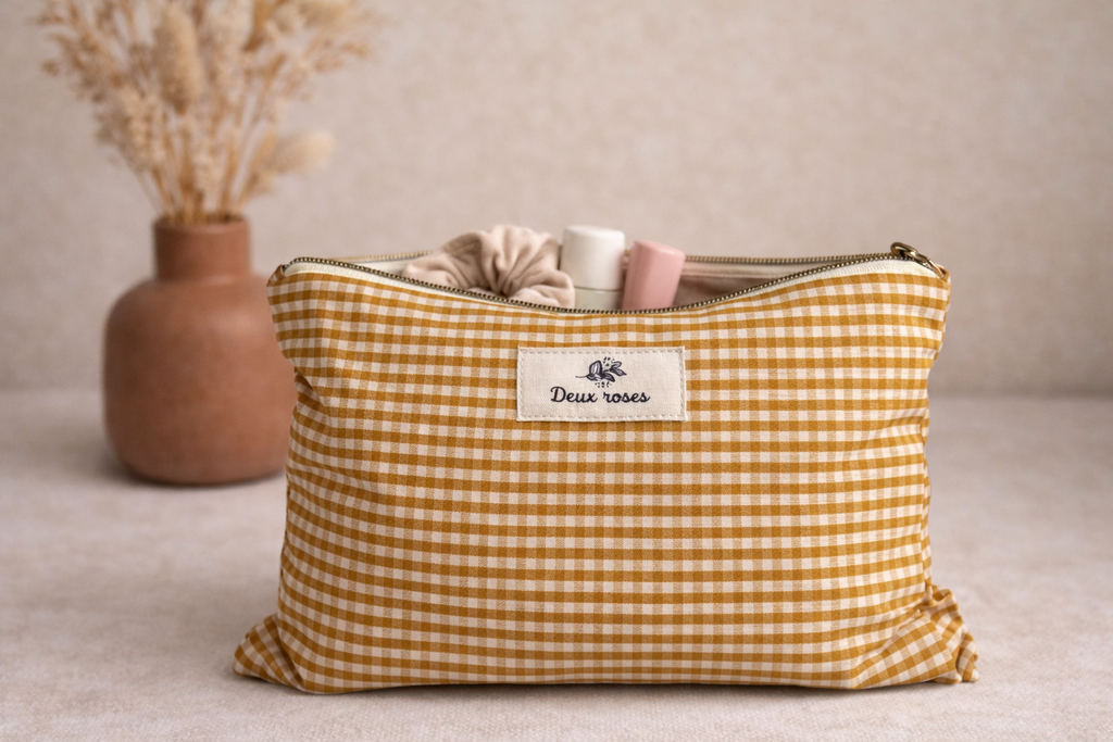 Pochette Vichy Camel