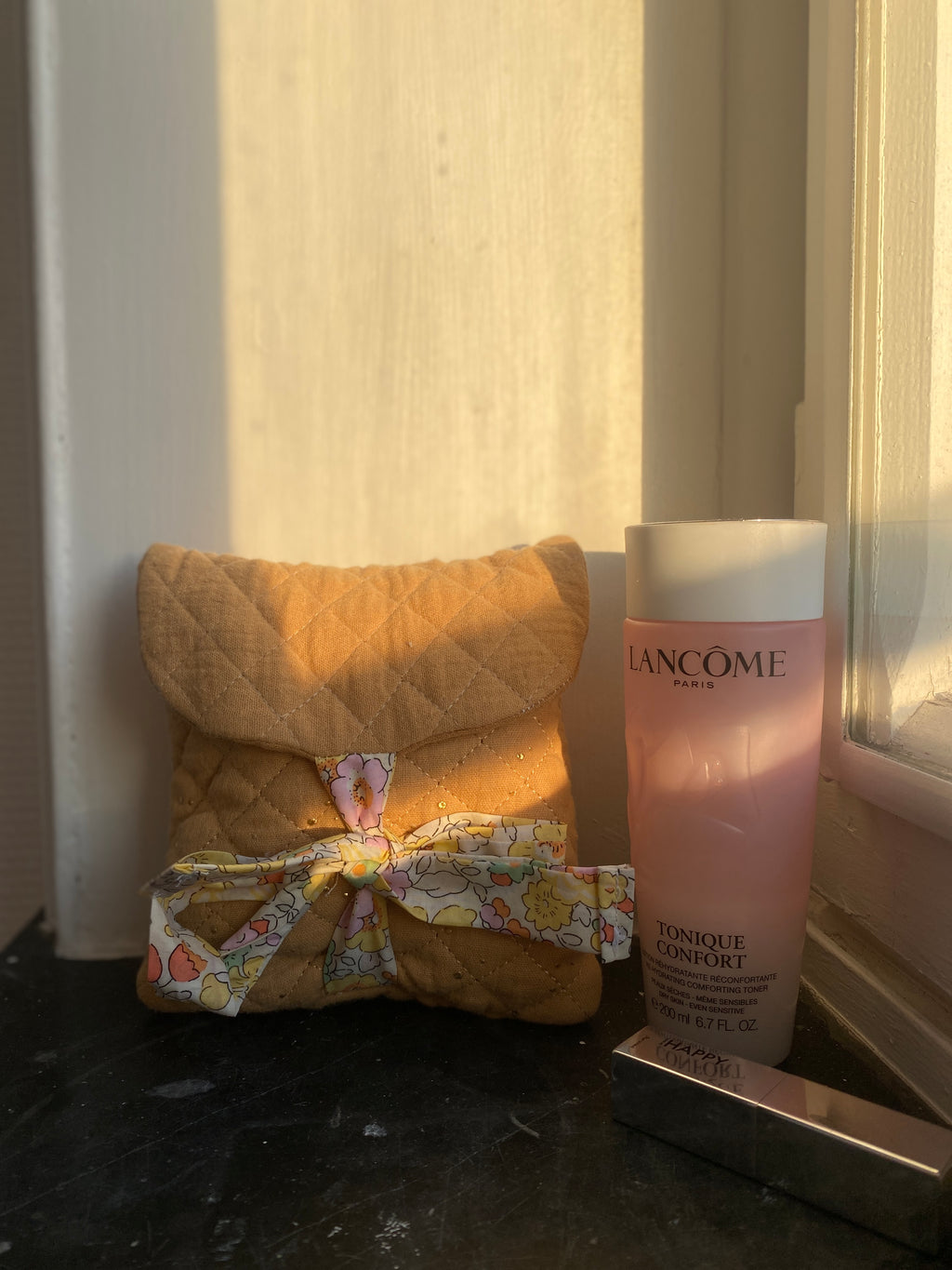 Pochette & cotons démaquillants réutilisables