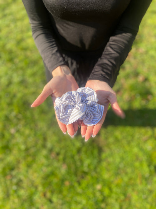 Chouchou Rayures Gris - Mini